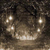 Y.A.M._Gothic Fantasy Landscape background sepia - Ilmainen animoitu GIF