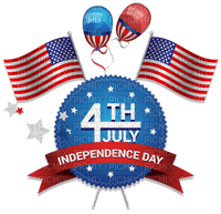 Kaz_Creations Deco America 4th July Independence Day - 無料png