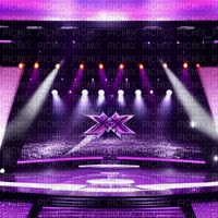 Purple X-Factor Stage - Free PNG