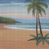 Pastel Beach Scenery - бесплатно png