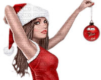 sexy christmas woman femme noel - zdarma png