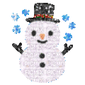 Snowman emoji - Zdarma animovaný GIF