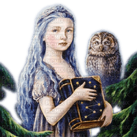 Rena Magic Girl Child Owl Eule - ilmainen png