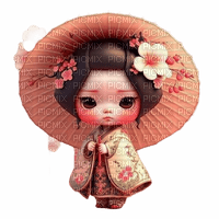 japanese oriental doll laurachan - ücretsiz png