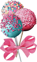 pink blue candy lollipop - 無料png