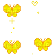 yellow butterflies - Zdarma animovaný GIF
