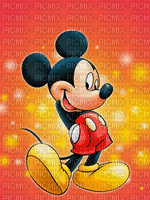 image encre animé effet  gris noir bon anniversaire Mickey - Darmowy animowany GIF