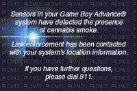 Game Boy Advance Cannabis Smoke - png gratis