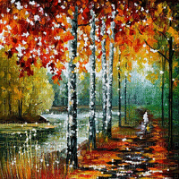 dolceluna animated autumn background forest