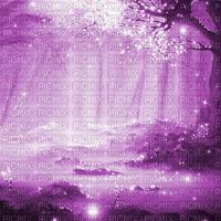 Y.A.M._Gothic Fantasy Landscape background purple - GIF animé gratuit