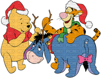 Winnie Pooh Christmas - bezmaksas png