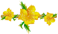 flor amarela - Nemokamas animacinis gif