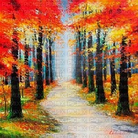 Y.A.M._Art Autumn background - zdarma png