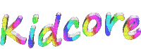 Kidcore (text) - Free animated GIF
