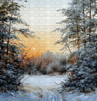 Rena Winter Landscape Hintergrund Background - zadarmo png