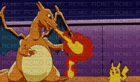 Glurak Pikachu Pokemon - Darmowy animowany GIF