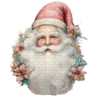 Noël père Noël rose - png gratis