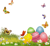 easter frame deco - δωρεάν png
