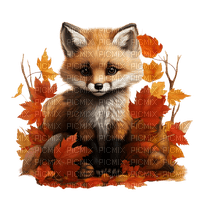 Autumn. Fox. Leila - zdarma png