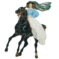dama caballo dubravka4 - gratis png