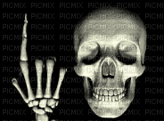 beckoning skull - Безплатен анимиран GIF