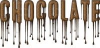deco-brun--brown--text--chocolate--choklad - 免费PNG