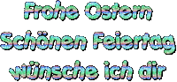 Frohe Ostern - GIF animado grátis