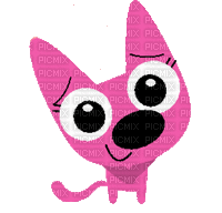 chat mignon yeux anime manga cligner cadre - GIF animé gratuit