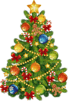 Garda Lake winter christmas tree - darmowe png