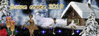 Bonne Année 2019 - GIF เคลื่อนไหวฟรี