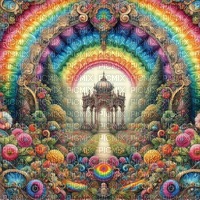 Rainbow Gazebo - 無料png