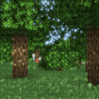 Minecraft Forest - 免费动画 GIF