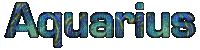 Aquarius Text GIF - Gratis geanimeerde GIF
