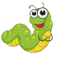 Kaz_Creations Cute Cartoon Caterpillar - png grátis