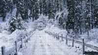 maj gif paysage neige - GIF animado grátis