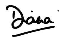 Kaz_Creations Signature Diana - PNG gratuit
