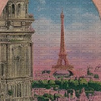 Vintage Eiffel Tower - PNG gratuit