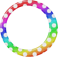 Circle.Frame.Rainbow - png ฟรี