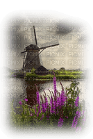 loly33 moulin paysage - kostenlos png