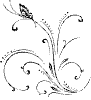 Black flower with butterfly - Kostenlose animierte GIFs