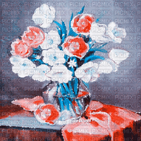 soave background animated vintage vase flowers - Δωρεάν κινούμενο GIF