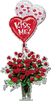Kiss Me.Love.Red roses.Victoriabea