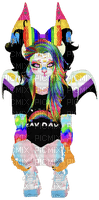 HAVE A GAY DAY pride bat catboy - ilmainen png