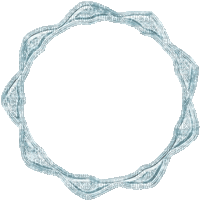 Light Blue round frame animated Rox - Bezmaksas animēts GIF