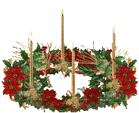 Noël.Christmas.Deco.Candles.gif.Victoriabea - GIF animado gratis