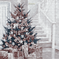Y.A.M._New year Christmas background Sepia - Animovaný GIF zadarmo