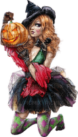 woman halloween hexe witch - PNG gratuit
