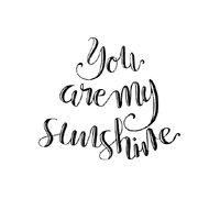 kikkapink text quote quotes png my sunshine - бесплатно png