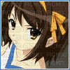 haruhi icon - Безплатен анимиран GIF