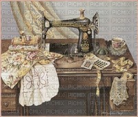 vintage sewing bp - zdarma png